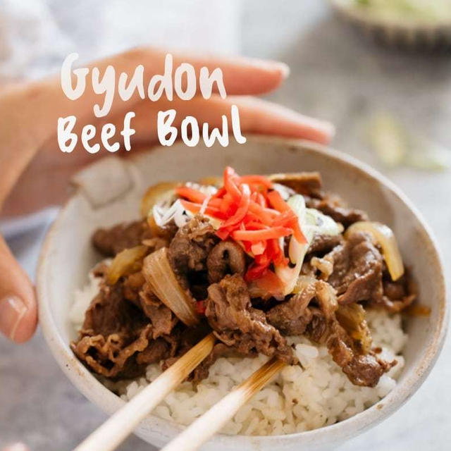 Gyudon Japanese Beef Bowls　