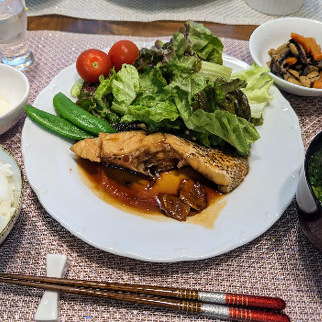 鯛の煮付けと「玉翠」