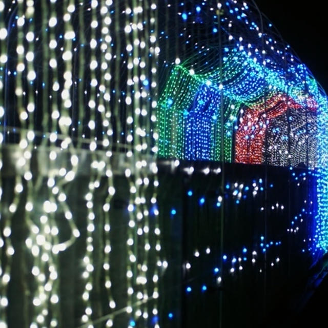 宮ヶ瀬光のメルヘン＜宮ヶ瀬クリスマスみんなのつどい　大吊り橋のライトアップ＞