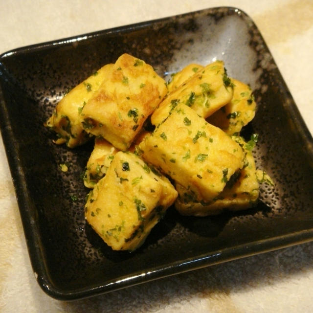 高野豆腐ののり塩ピカタ