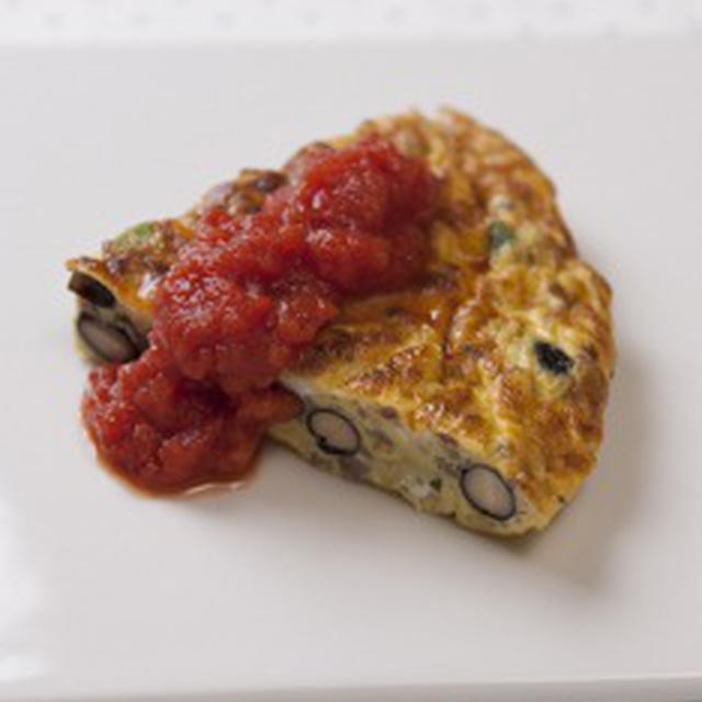 大豆入りスパニッシュオムレツ
