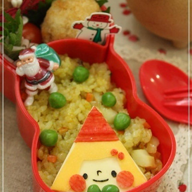６Ｐチーズでクリスマスカラーの女の子♪