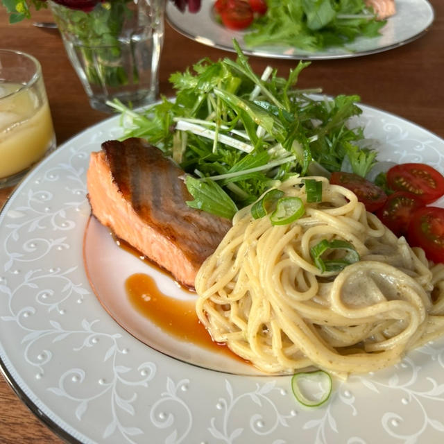 バズレシピの「わさびパスタ」って本当に美味しいですね！