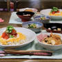 とろろサーモン丼　桜咲く♪