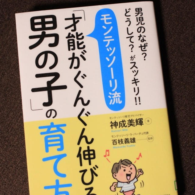 『モンテッソーリ流 「才能がぐんぐん伸びる男の子」の育て方』を読んでみました。