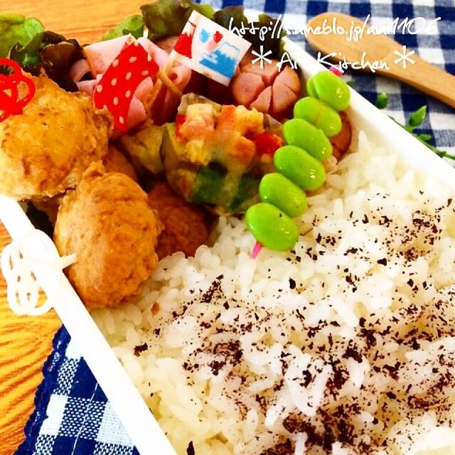 常備菜のありがたさを再確認したお弁当♡