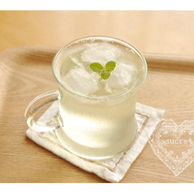 *　自家製ブランデー「ブランデー入りハチミツスカッシュ」　*