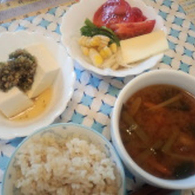 息子の朝ごはん