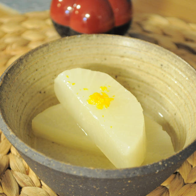 「野菜」昆布塩大根の柚子添え＆天使のおやつ