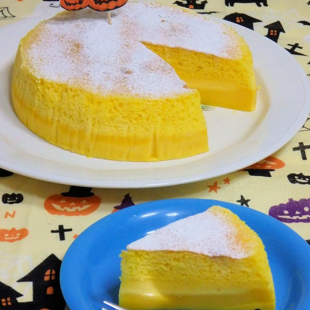 米粉で作る、かぼちゃの魔法のケーキ