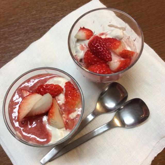 今週のデザートはいちご！