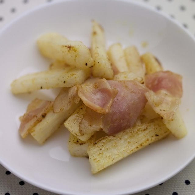 長芋カレーバター炒め