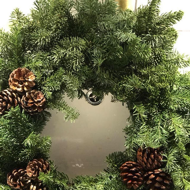 2019年　手抜きの（笑）クリスマスリース