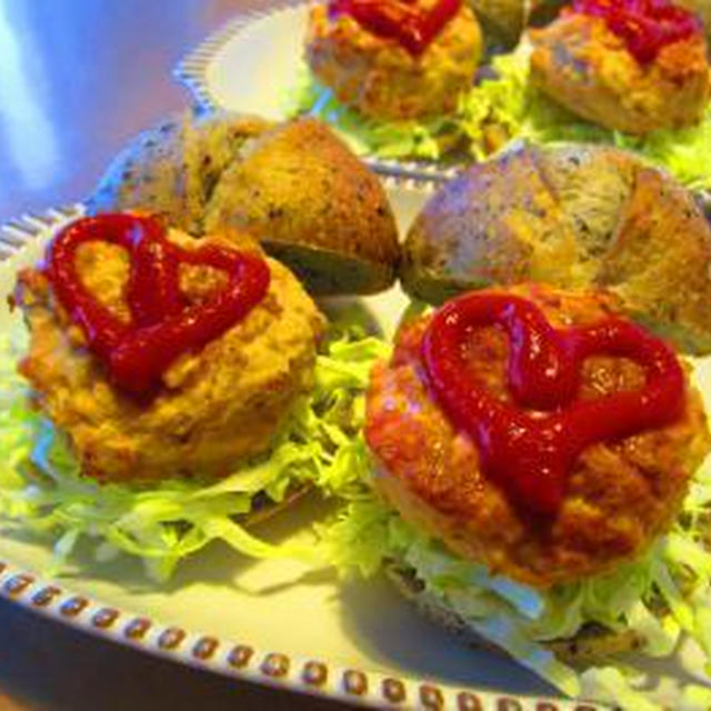 黒ごまﾌﾗﾝｽでﾁｷﾝﾅｹﾞｯﾄﾊﾞｰｶﾞｰ♪黒ごまﾍﾞｰｺﾝﾌﾗﾝｽ♪