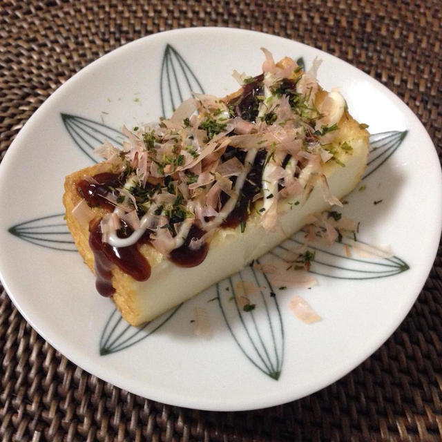 【カンタン】厚揚げのお好み焼き風