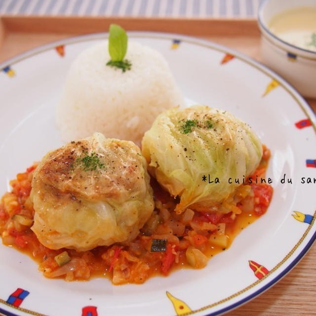 焼き☆ロールキャベツ