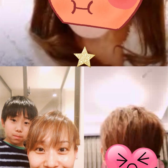 カメラ電話で家族と会話しました〜！！