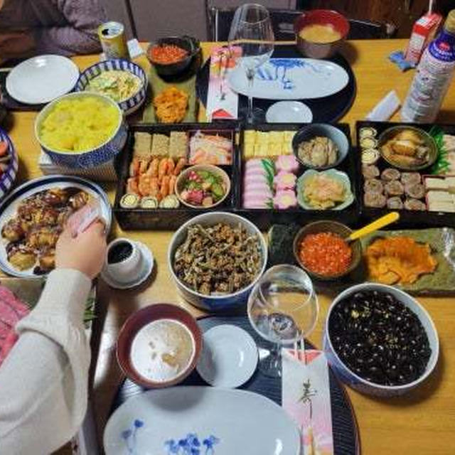 ただ食べたものを書き連ねただけの日記2023年冬　姉のおせちと実家のお正月