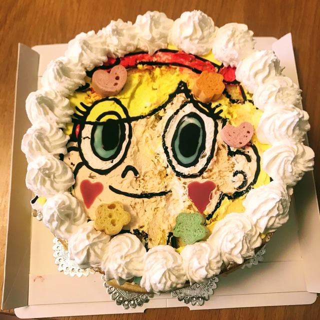 途中までは良かったのに…失敗したキャラケーキ