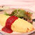 昼カフェ★オムライスランチ(レシピ）　大きいね～。