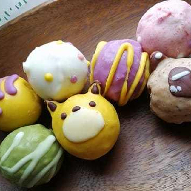 今日のおやつ♪ 【期間限定】フロレスタの「タヌキとキツネ」のコラボドーナツ「コロコロドーナツ」