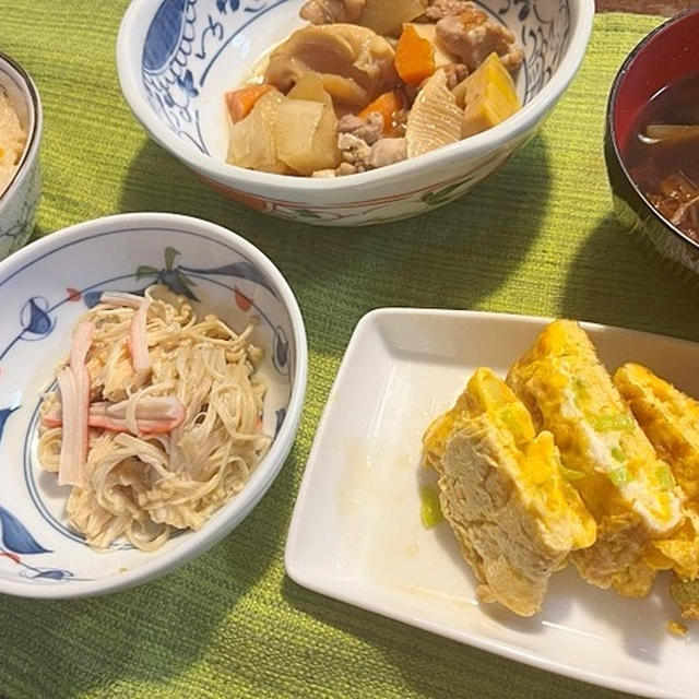 タケノコ健康効果＆タケノコ尽くしの夕食