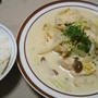 昨日の夕飯(3/30):白菜と鶏むね肉のクリーム煮