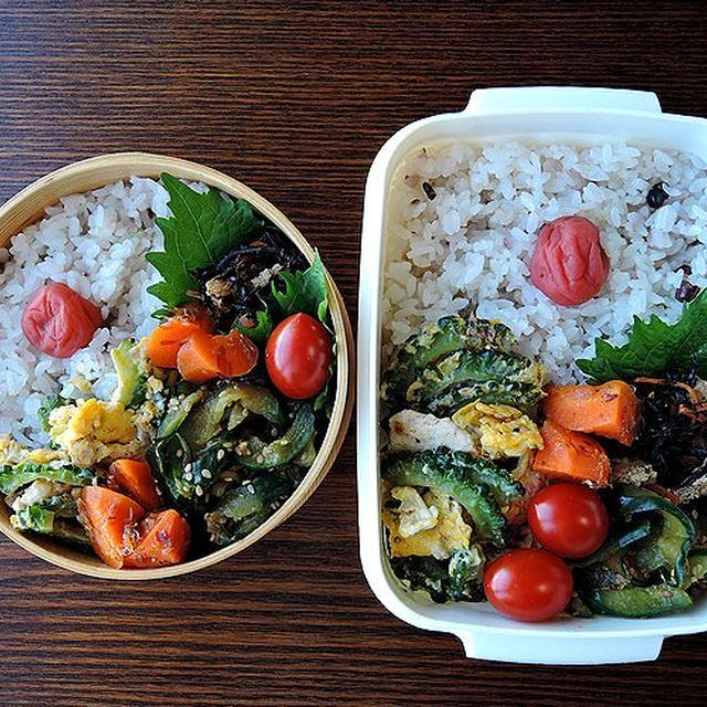 6/2(木)鶏のゴーヤチャンプルー弁当