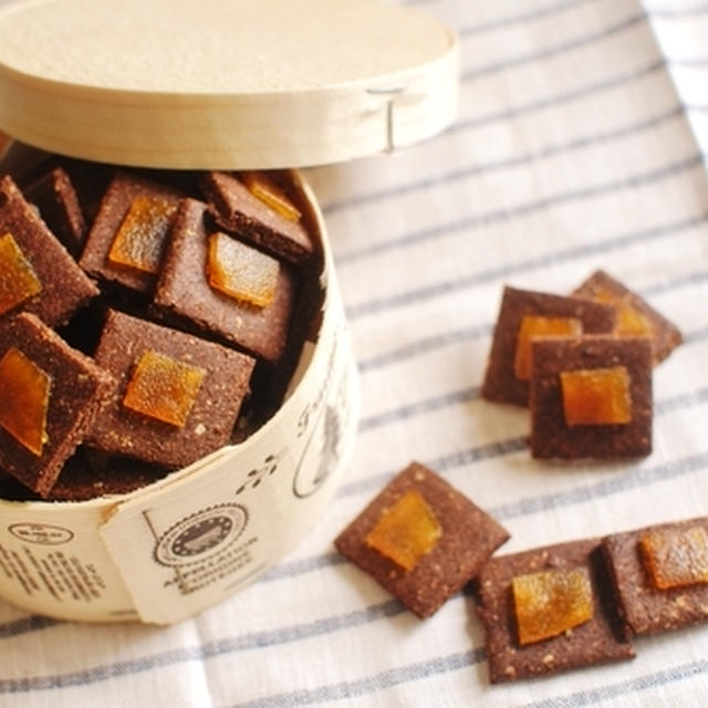 米ぬかチョコピールクッキー