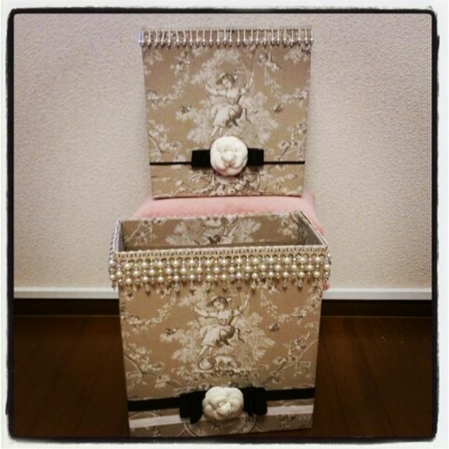 カルトナージュ☆入れ子BOX♪