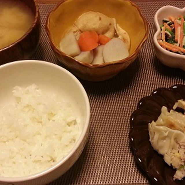 白菜入り手作り餃子の献立と今週のらでぃっしゅぼーや