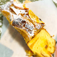 パウンド型でオレンジケーキ