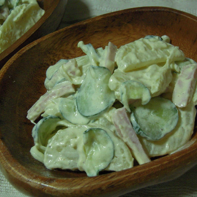 薄切りポテトサラダ