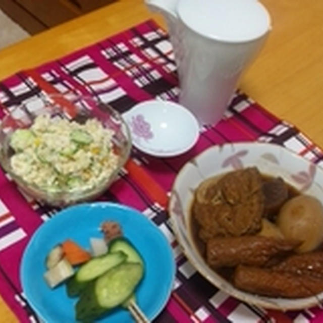 おからサラダで一杯