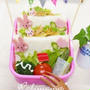 【焼きそばdeポケットサンドの可愛いデコのお弁当（ママ弁）…】