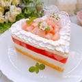 2022/07/16桃のゼリーレアチーズケーキ