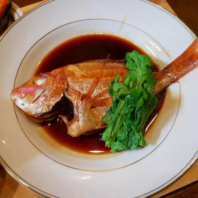 連子鯛の煮付け、昨日の晩ごはん