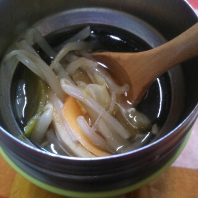 【リメイク】野菜炒めを「野菜中華スープ」へ変身！