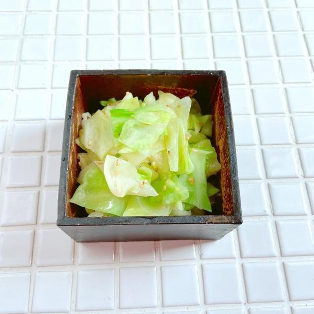 材料はこれだけ！レンジで簡単「春キャベツのナムル」の作り置き