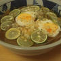 すだちの風味香る！すだちそば
