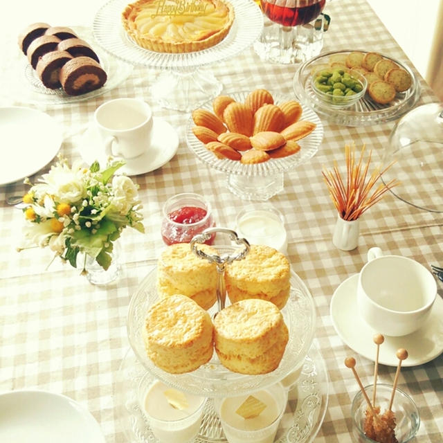 お茶会前の一枚