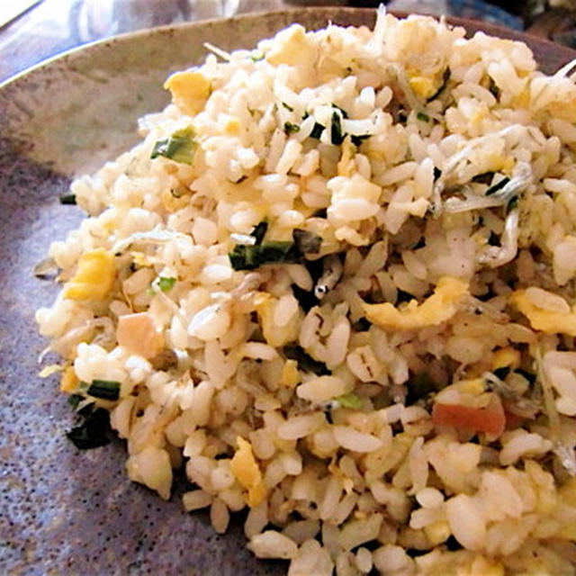 じゃこ梅にら炒飯