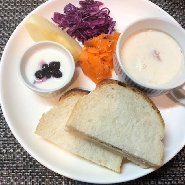サンドイッチ2種♡休日朝ごはん