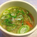寒い朝に♪切り干し大根のスープ  と  乾燥おから de  メイソンジャーサラダ by TOMO（柴犬プリン）さん