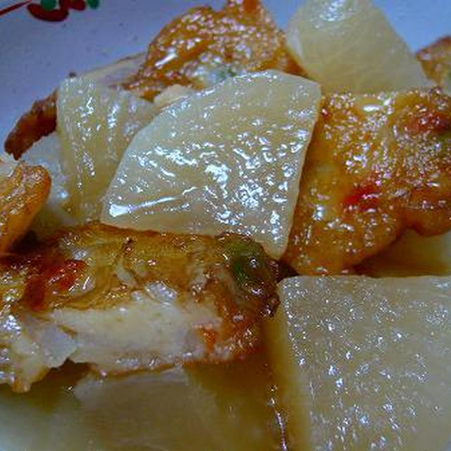 圧力鍋で簡単☆大根と野菜天の煮物♪