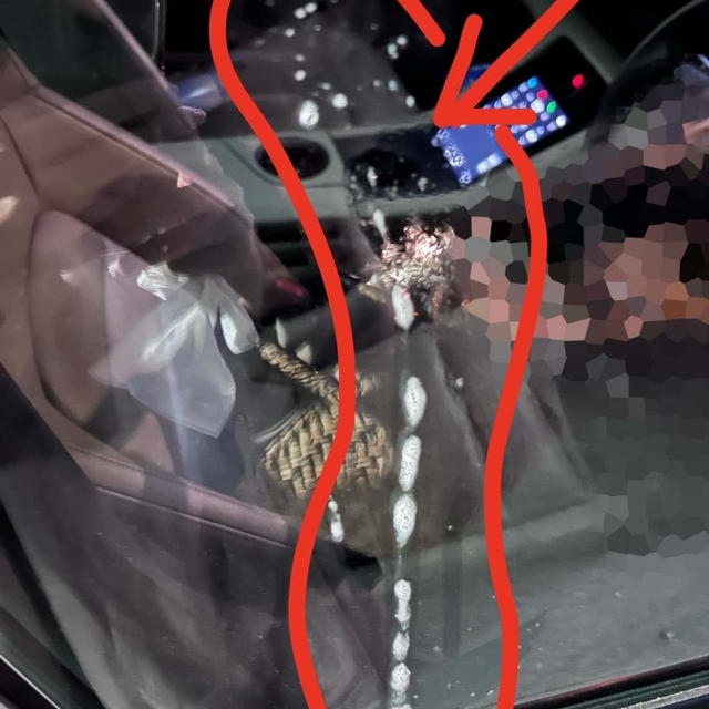車に、ツバをかけられる( ﾟДﾟ)