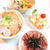 マグロ丼　きつねうどん　で晩御飯