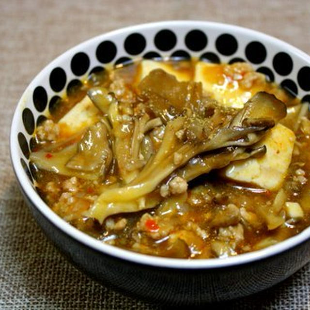 麻婆舞茸豆腐