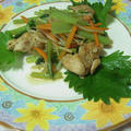 鶏肉と小松菜のソテー