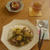 豚肉と米なすのレッドカレー炒め